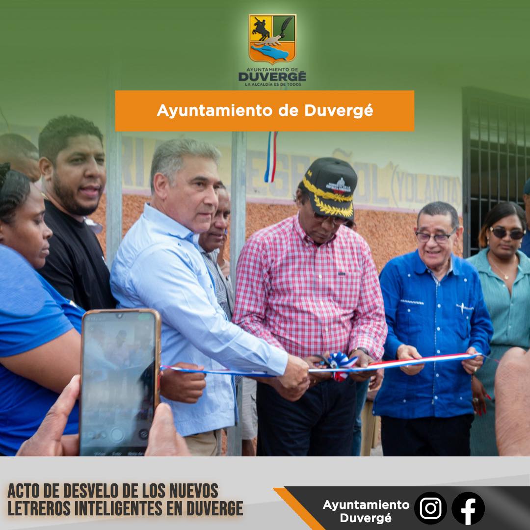 ¡Duvergé se moderniza y se señaliza!