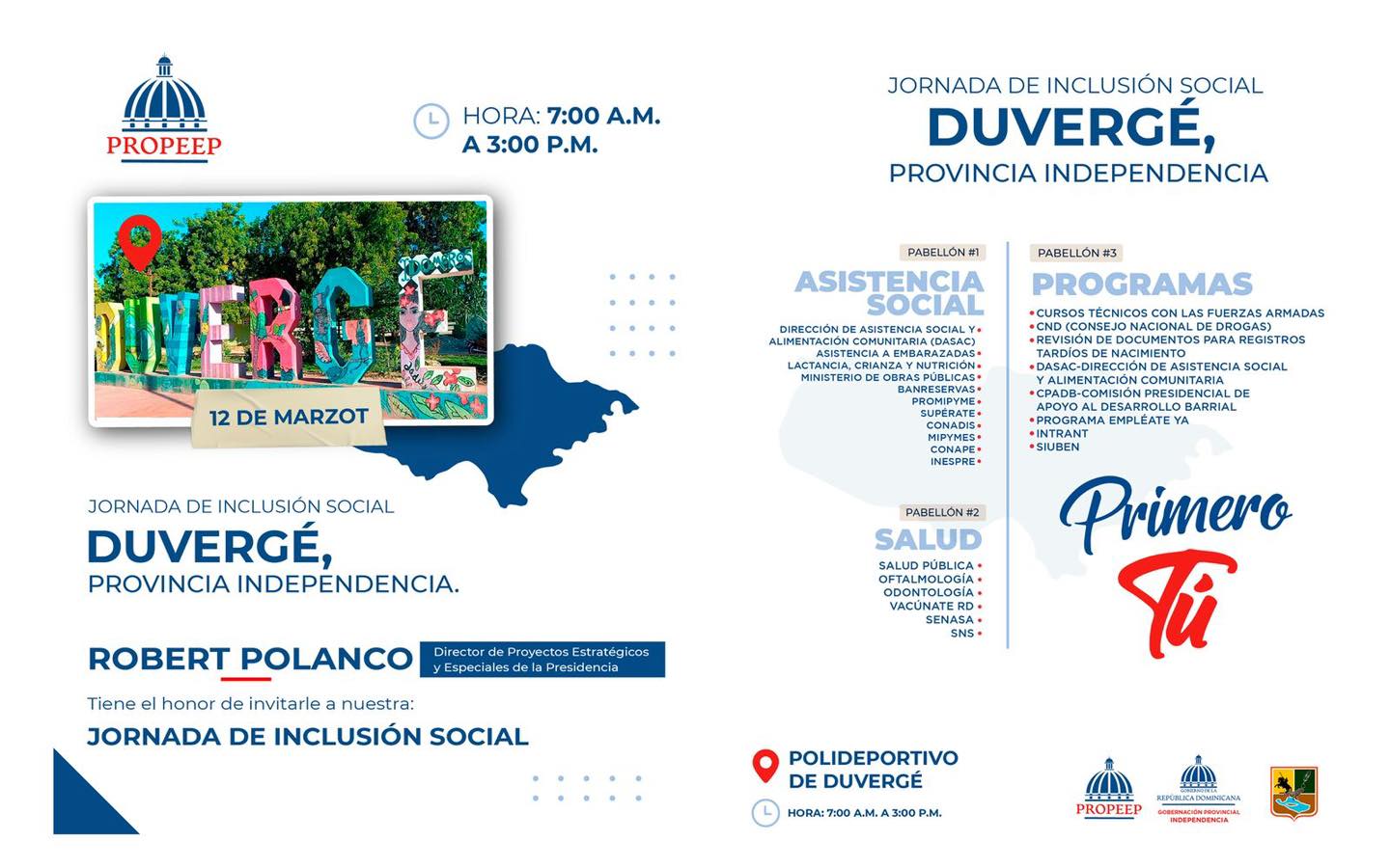 ¡DUVERGÉ, SE ACERCA UNA GRAN JORNADA DE INCLUSIÓN SOCIAL!