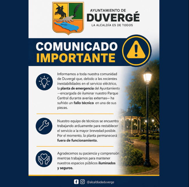 COMUNICADO IMPORTANTE